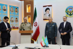 افتتاح نخستین اتاق هنر جنگ جمهوری اسلامی ایران در قزاقستان