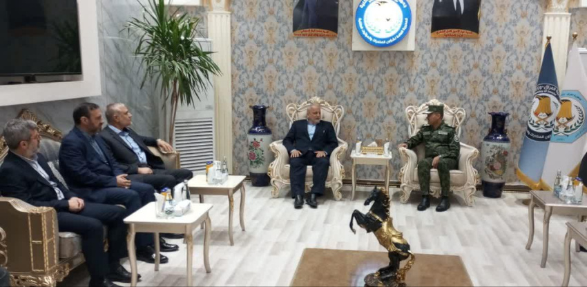 دیدار رئیس دانشگاه عالی دفاع ملی با رئیس اداره کل مبارزه با مواد مخدر کشور عراق